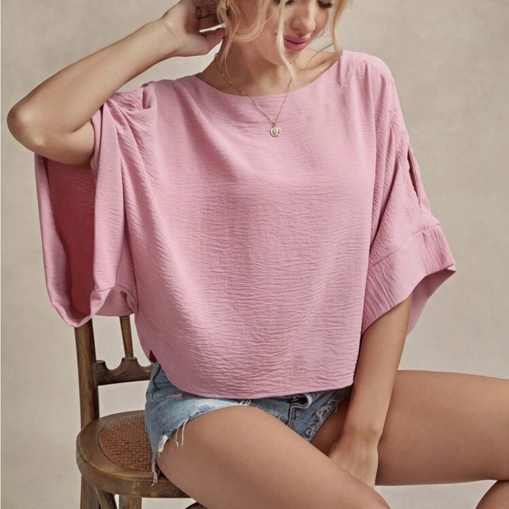 🔴Women's Pink Casual Top